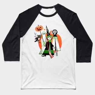 1960'S Trick or Treat Crew Baseball T-Shirt